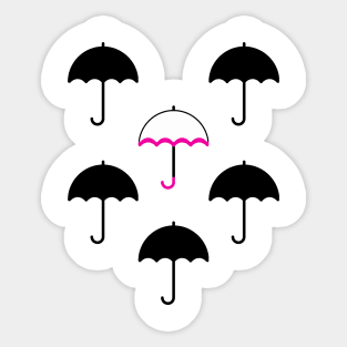 Umbrellas #2 Sticker